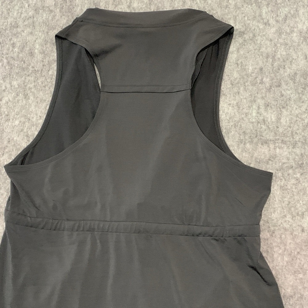 Cabi Women's Draped Tie Waist Gray Vest Front Pockets - Size XL - Picture 4 of 10